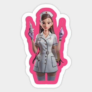 the doctor women Sticker